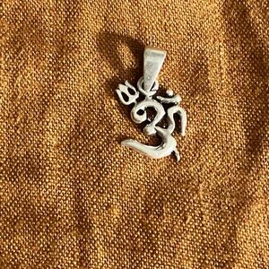 Silver Om Pendant